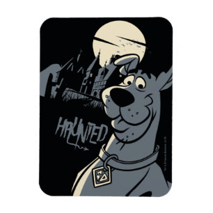 Scooby-Doo Noir Spuk Mansion Graphic Magnet