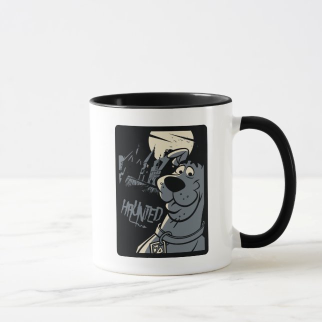 Scooby-Doo Noir Spuk Mansion Graphic Tasse (Rechts)