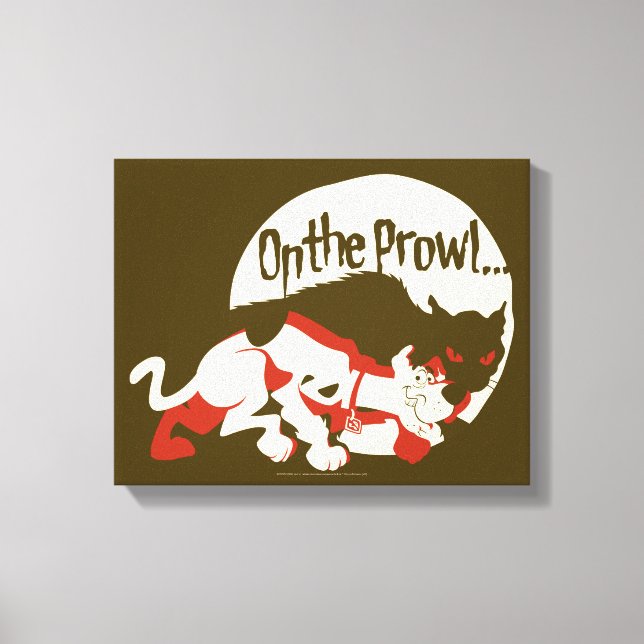 Scooby-Doo "On the Prowl" Leinwanddruck (Vorderseite)