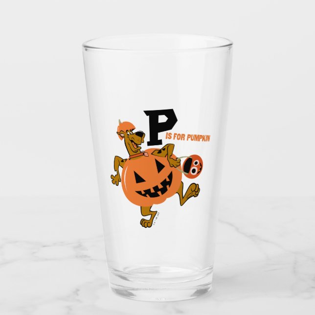 Scooby-Doo | P ist für Pumpkin Glas (Vorderseite)