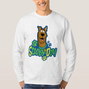 Scooby-Doo Paw Print Character Abzeichen T-Shirt