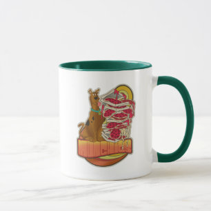 Scooby-Doo   Pile of Pizza "Munchies" Graphic Tasse