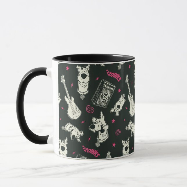 Scooby-Doo Punk Gitarre und Amp Muster Tasse (Links)