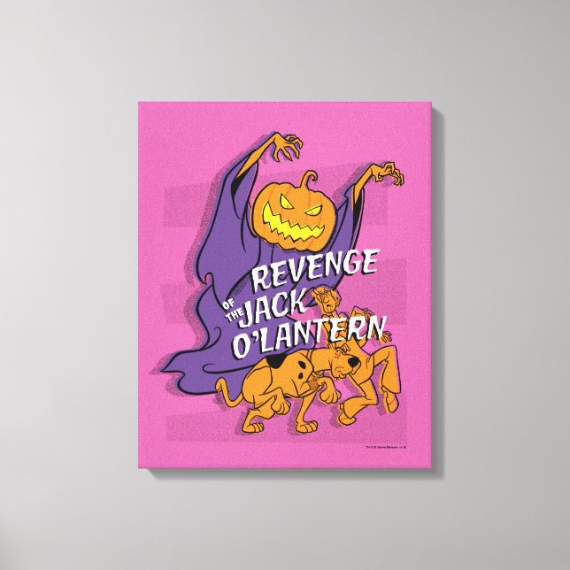 Scooby-Doo | Rache des Jacks O' Lantern Leinwanddruck (Vorderseite)