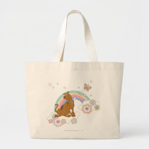 Scooby-Doo Rainbow Butterfly Jumbo Stoffbeutel