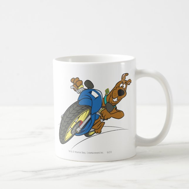 Scooby-Doo Riding Motorcycle Kaffeetasse (Rechts)