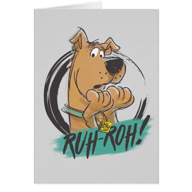 Scooby-Doo "Ruh Roh !" Croquis de marqueur (Devant)