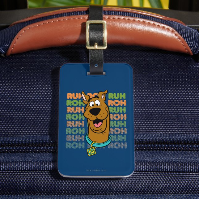Scooby-Doo Ruh Roh Gepäckanhänger (Vorderseite Insitu 2)