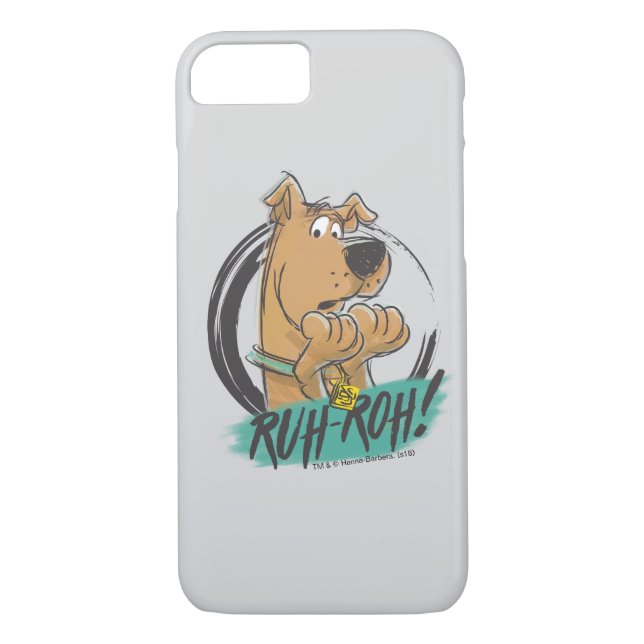 Scooby-Doo "Ruh Roh!" Marker Sketch Case-Mate iPhone Hülle (Rückseite)