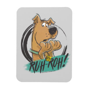 Scooby-Doo "Ruh Roh!" Markierungs-Skizze Magnet