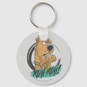 Scooby-Doo "Ruh Roh!" Markierungs-Skizze Schlüsselanhänger