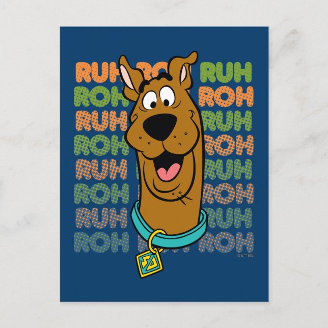 Scooby-Doo Ruh Roh Postkarte (Vorderseite)