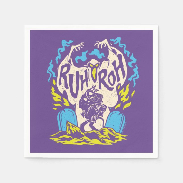 Scooby-Doo | Ruh Roh Scooby & Shaggy Serviette (Vorderseite)