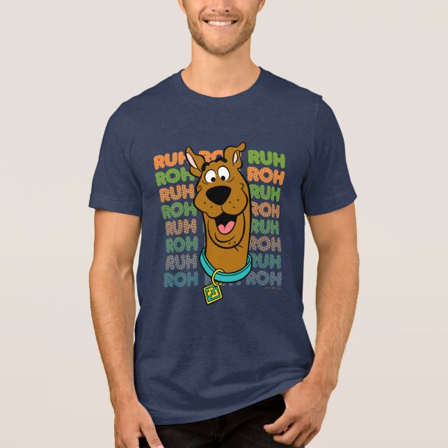 Scooby-Doo Ruh Roh Tri-Blend Shirt (Vorderseite)