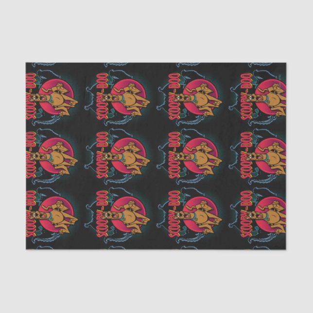 Scooby-Doo Running From Ghosts Graphic Seidenpapier (Vorderseite)