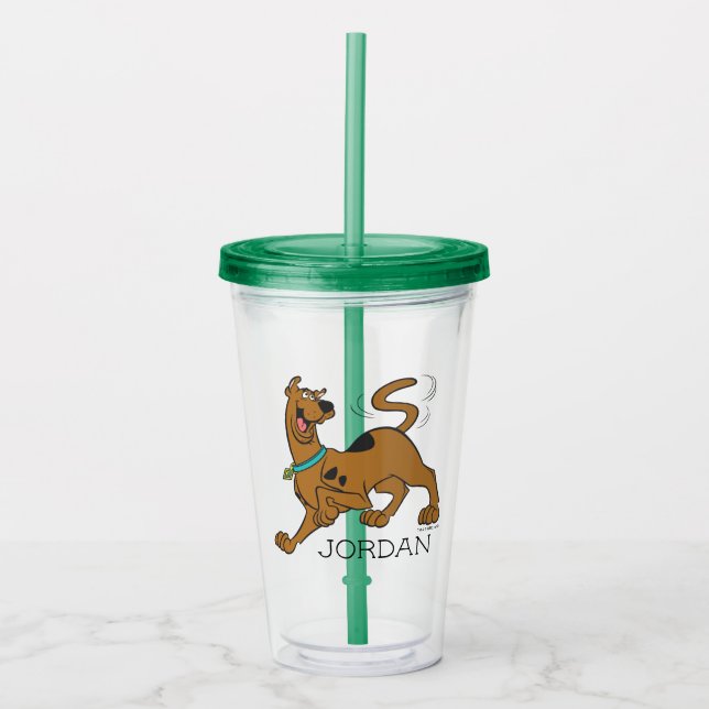 Scooby-Doo Schwanz Wag Acryltrinkbecher (Vorderseite)