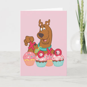 Scooby-Doo "Scooby XOXO Cupcakes" Valentinstag Karte