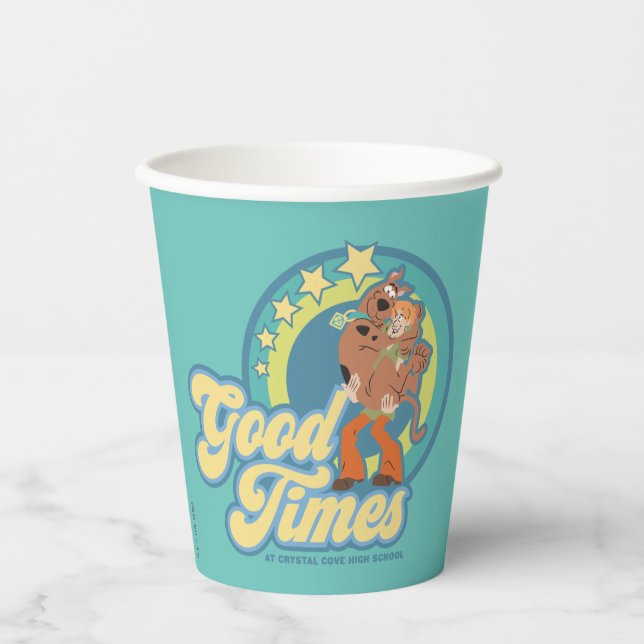Scooby-Doo & Shaggy Good Times bei Crystal Cove HS Pappbecher (Vorderseite)