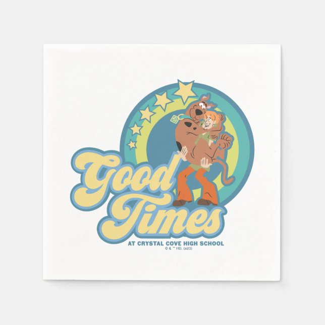 Scooby-Doo & Shaggy Good Times bei Crystal Cove HS Serviette (Vorderseite)