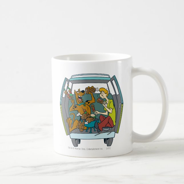 Scooby-Doo & Shaggy In Mystery Machine Kaffeetasse (Rechts)