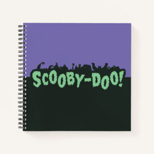 Scooby-Doo! Silhouette-Logo der Monster Notizbuch