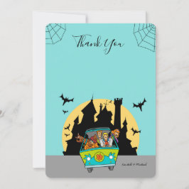 Scooby-Doo Spooktacular Baby Dusche Vielen Dank Einladung