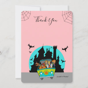 Scooby-Doo Spooktacular Baby Dusche Vielen Dank Einladung