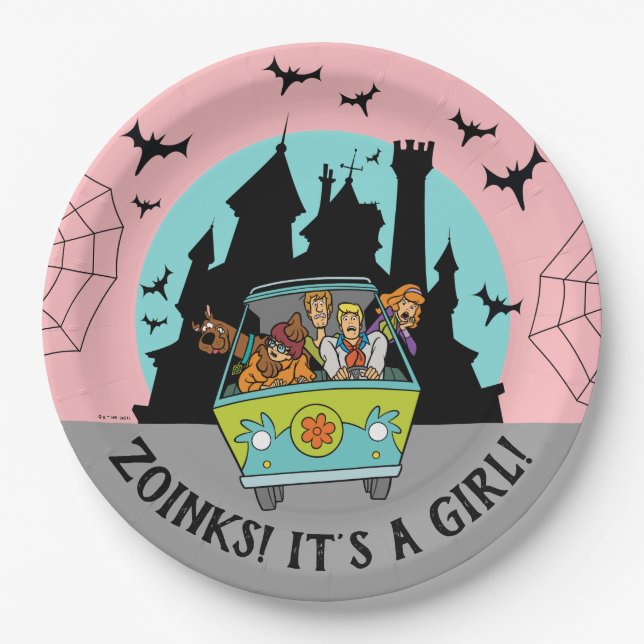 Scooby-Doo Spooktacular Halloween Kinderdusche Pappteller (Vorderseite)