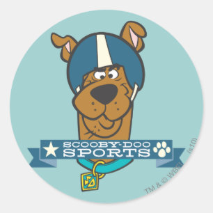 Scooby-Doo Sport Runder Aufkleber