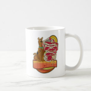 Scooby-Doo   Stapel von Pizza "Munchies" Grafik Kaffeetasse