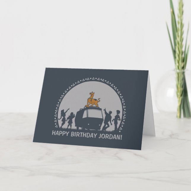 Scooby-Doo Style Tribal Van Silhouette Karte (Vorderseite)