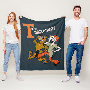 Scooby-Doo T ist für Trick oder Treat Fleecedecke