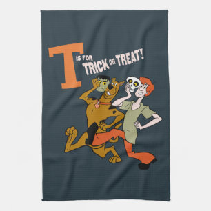 Scooby-Doo   T ist für Trick oder Treat Geschirrtuch
