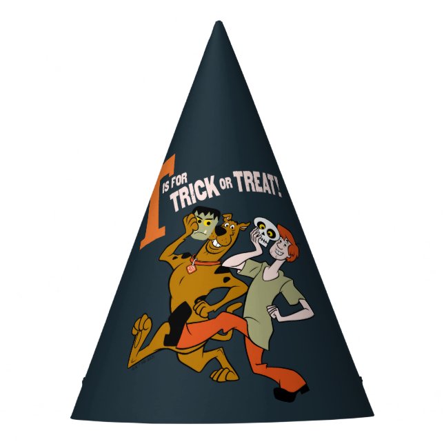Scooby-Doo | T ist für Trick oder Treat Partyhütchen (Vorderseite)