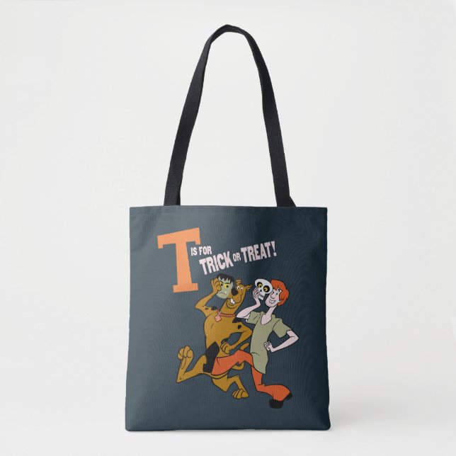Scooby-Doo | T ist für Trick oder Treat Tasche (Vorderseite)