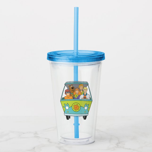 Scooby-Doo & The Gang Mystery Machine Acryltrinkbecher (Vorderseite)