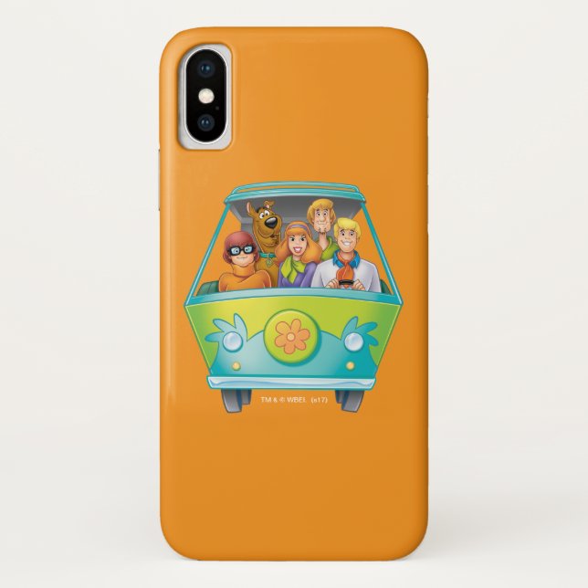 Scooby Doo & The Gang Mystery Machine Airbrush Case-Mate iPhone Hülle (Rückseite)