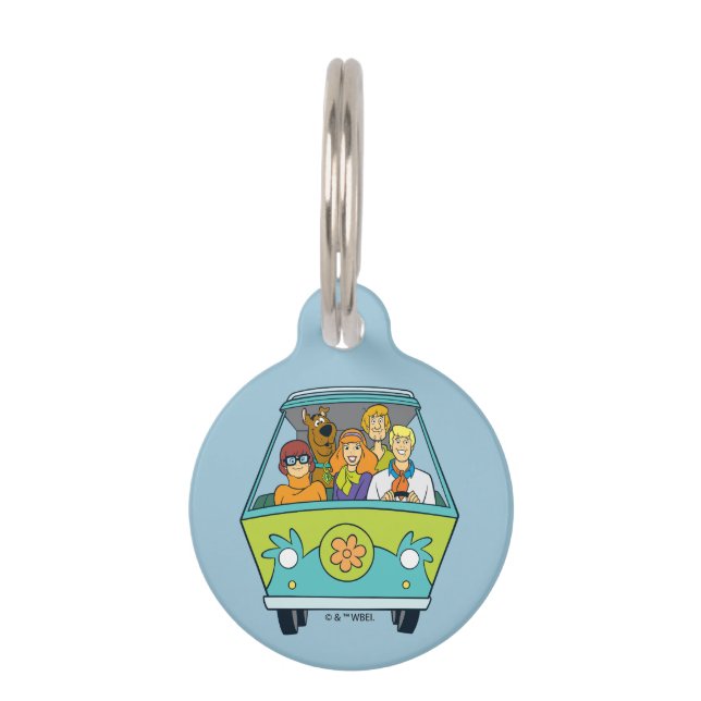 Scooby-Doo & The Gang Mystery Machine Haustiermarke (Vorderseite)