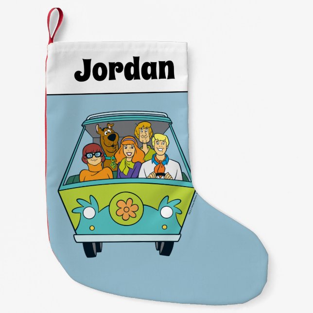 Scooby-Doo & The Gang Mystery Machine Kleiner Weihnachtsstrumpf (Vorderseite)