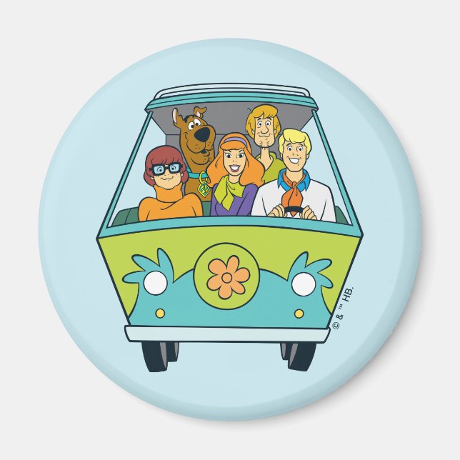 Scooby-Doo & The Gang Mystery Machine Magnet (Vorne)