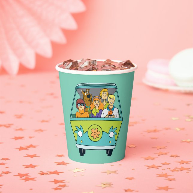 Scooby-Doo & The Gang Mystery Machine Pappbecher (Insitu)