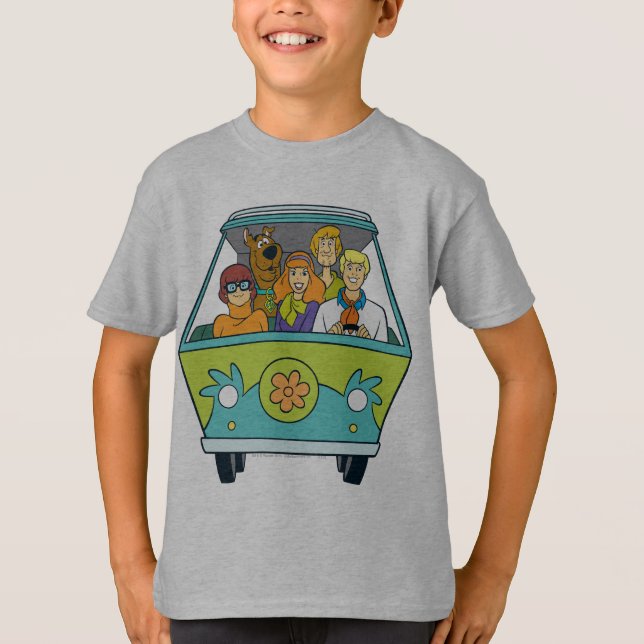 Scooby-Doo & The Gang Mystery Machine T-Shirt (Vorderseite)