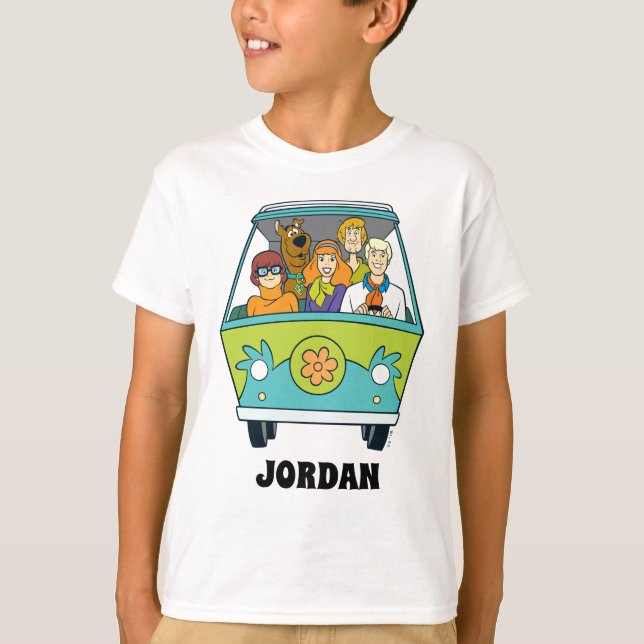 Scooby-Doo & The Gang Mystery Machine T-Shirt (Vorderseite)