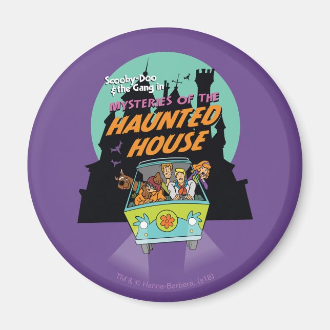 Scooby-Doo "The Haunted House Mysterien" Magnet (Vorne)
