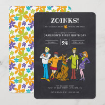 Scooby-Doo und die Gang Groovy Chalkboard Geburtst