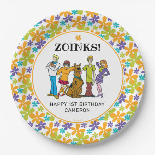 Scooby-Doo und die Gang Groovy zum Geburtstag Pappteller
