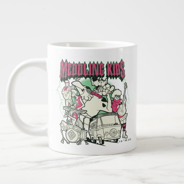 Scooby Doo und die Gang Meddling Kids Punk Band Jumbo-Tasse (Links)