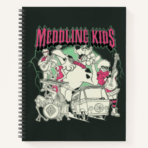 Scooby-Doo und die Gang Meddling Kids Punk-Band Notizbuch