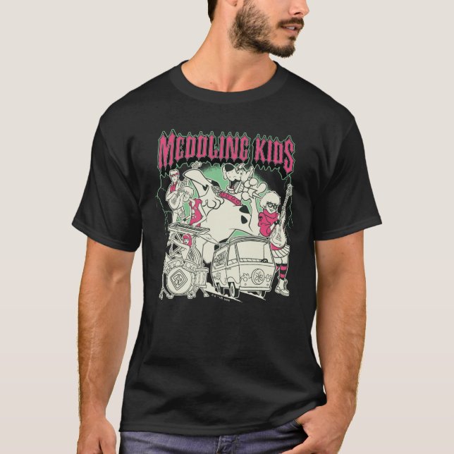 Scooby Doo und die Gang Meddling Kids Punk Band T-Shirt (Vorderseite)