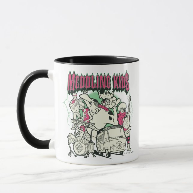 Scooby Doo und die Gang Meddling Kids Punk Band Tasse (Links)